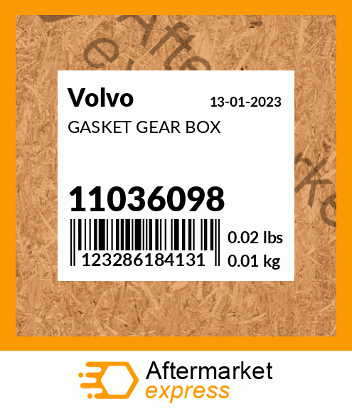 Spare part 11036098 + GASKET GEAR BOX