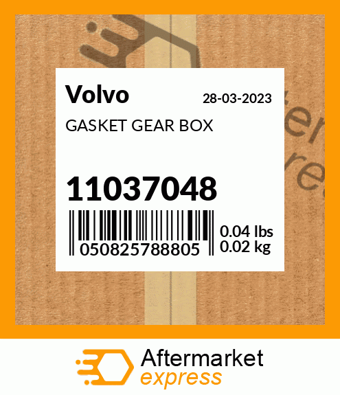 Spare part 11037048 + GASKET GEAR BOX