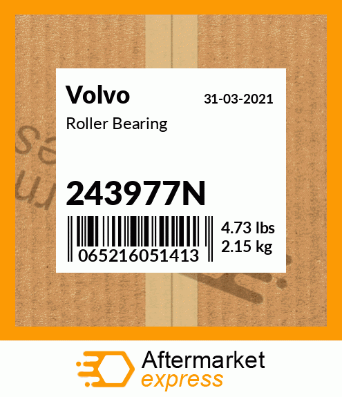 Spare part 243977N + Roller Bearing