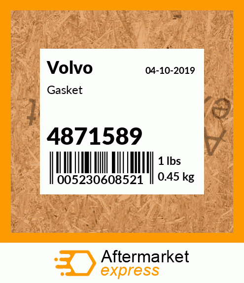 Spare part 4871589 + Gasket