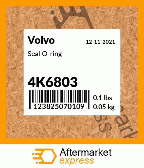 Seal O-ring 4K6803
