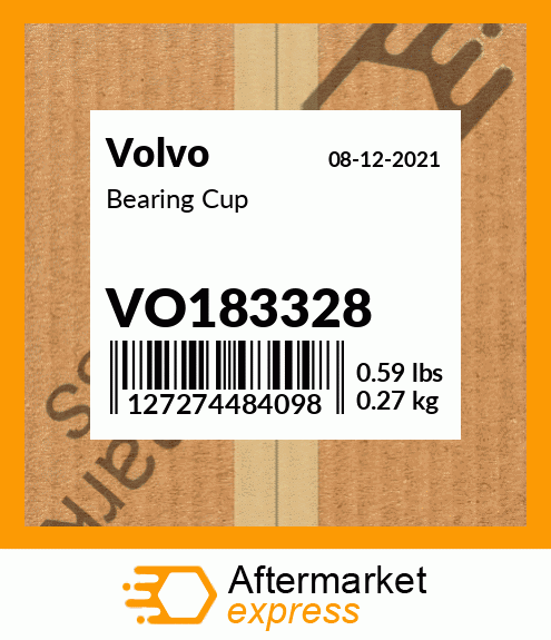 Spare part VO183328 + Bearing Cup