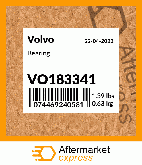 Spare part VO183341 + Bearing