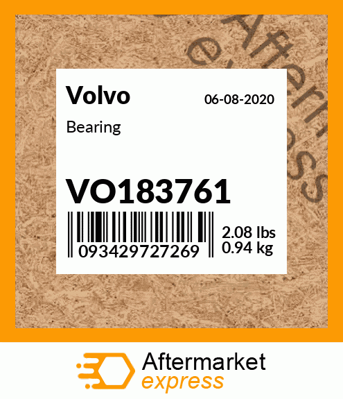 Spare part VO183761 + Bearing