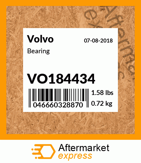 Spare part VO184434 + Bearing