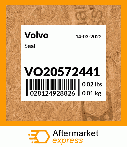 Spare part VO20572441 + Seal