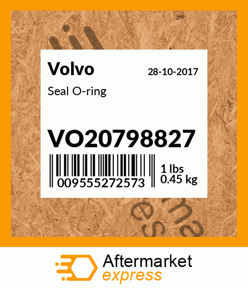 Spare part VO20798827 + Seal O-ring