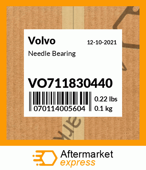 Spare part VO711830440 + Needle Bearing