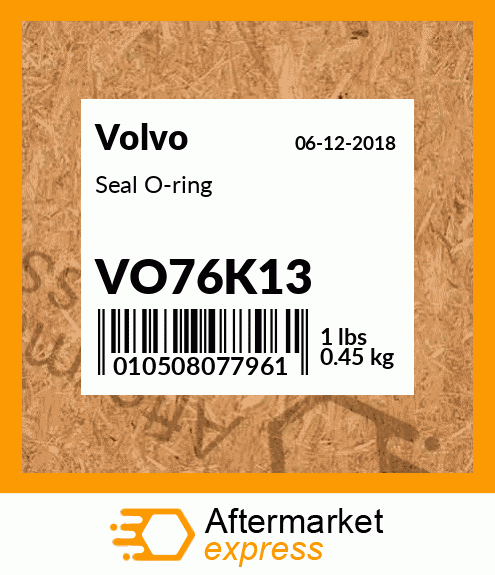 Spare part VO76K13 + Seal O-ring