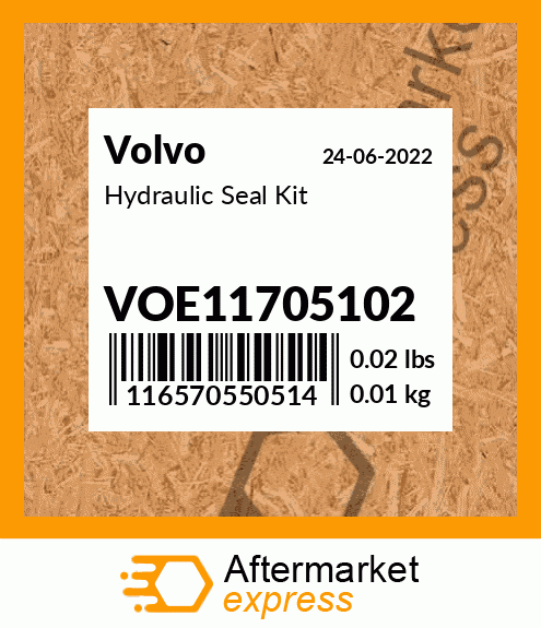 Spare part VOE11705102 + Hydraulic Seal Kit