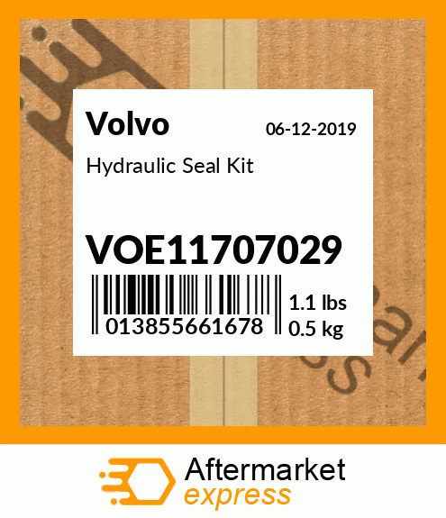 Spare part VOE11707029 + Hydraulic Seal Kit