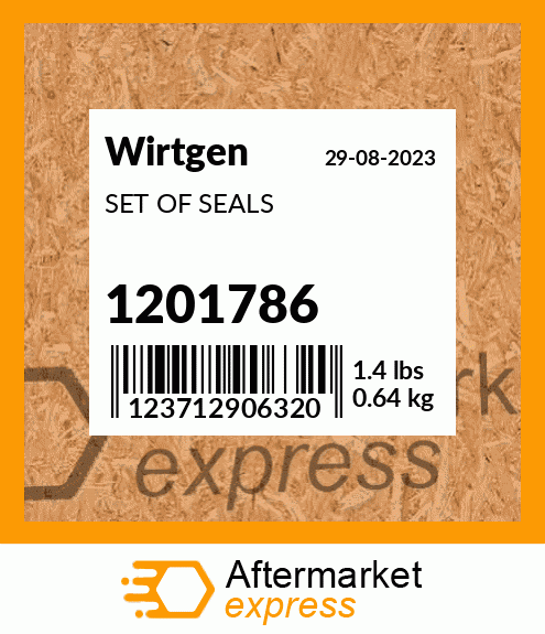 Spare part 1201786 + SET OF SEALS