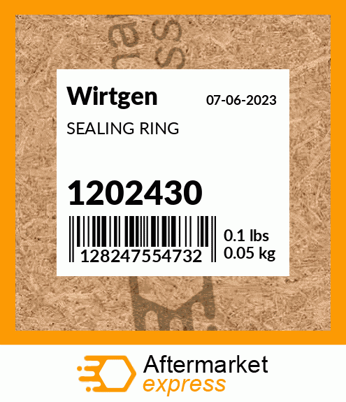 Sealing ring H205301020020, X561930500000 (72706176) - Spare parts