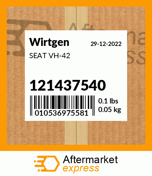 Spare part 121437540 + SEAT VH-42