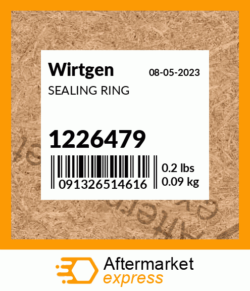 Spare part 1226479 + SEALING RING