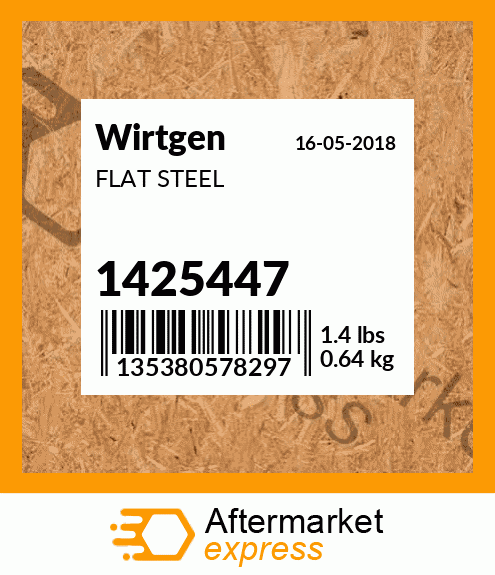 Spare part 1425447 + FLAT STEEL