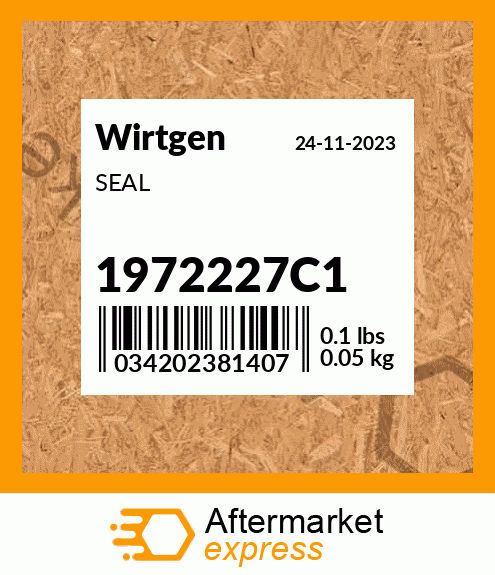 Spare part 1972227C1 + SEAL