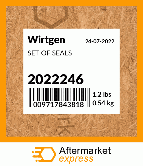 Spare part 2022246 + SET OF SEALS