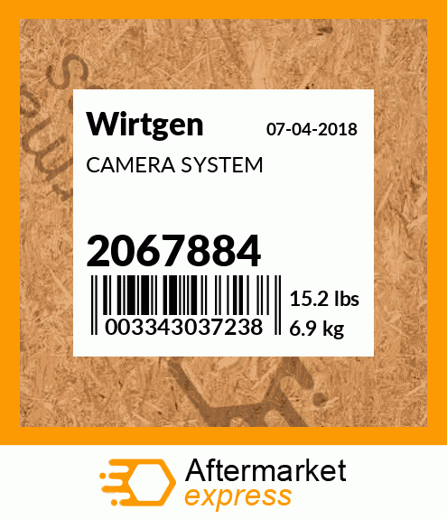 Spare part 2067884 + CAMERA SYSTEM