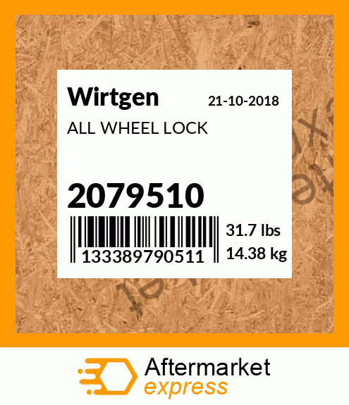 Spare part 2079510 + ALL WHEEL LOCK