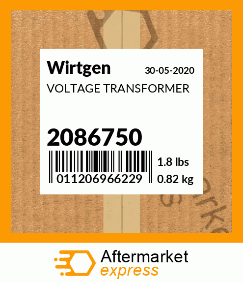 Spare part 2086750 + VOLTAGE TRANSFORMER