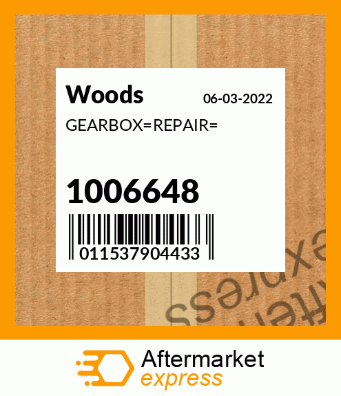 Spare part 1006648 + GEARBOX_REPAIR_