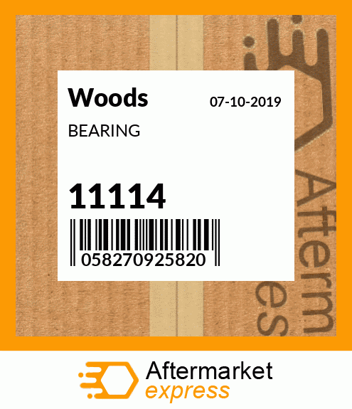 Spare part 11114 + BEARING