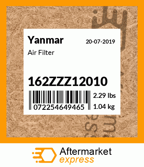 Spare part 162ZZZ12010 + Air Filter