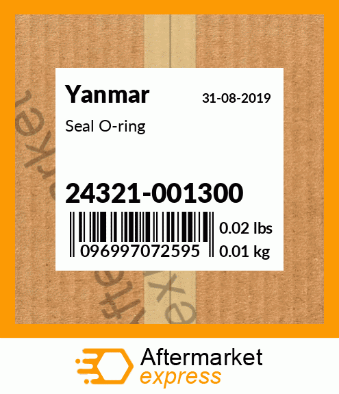 Spare part 24321-001300 + Seal O-ring