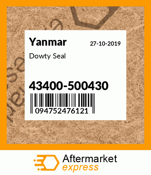 Spare part 43400-500430 + Dowty Seal