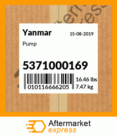 Spare part 5371000169 + Pump