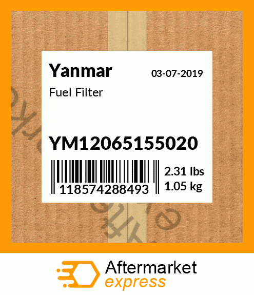 Spare part YM12065155020 + Fuel Filter