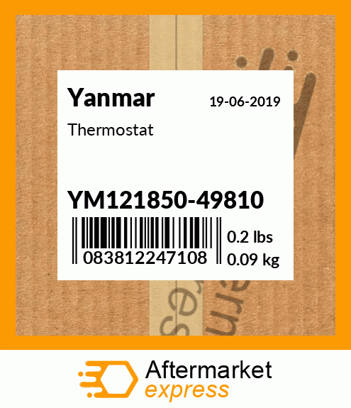 Spare part YM121850-49810 + Thermostat