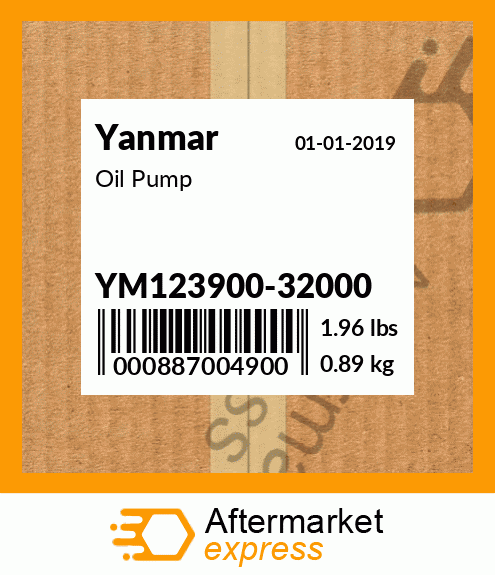 Spare part YM123900-32000 + Oil Pump