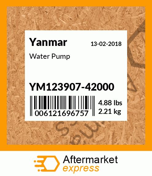 Spare part YM123907-42000 + Water Pump