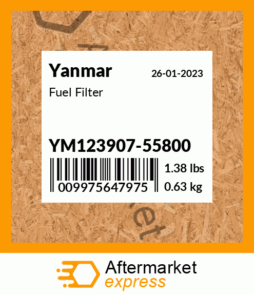 Spare part YM123907-55800 + Fuel Filter