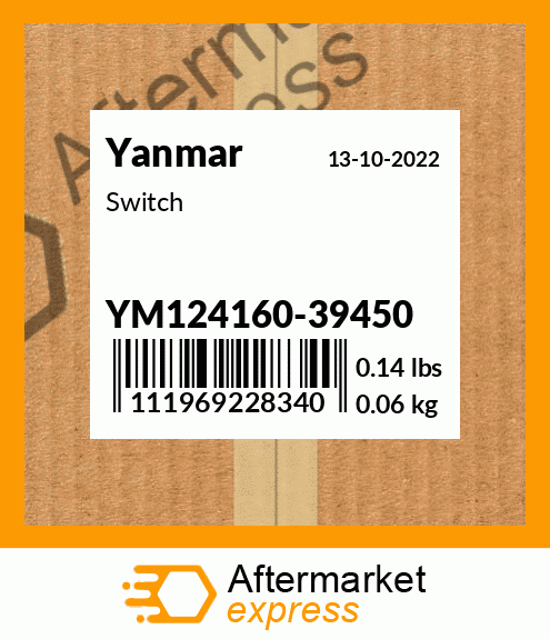 Spare part YM124160-39450 + Switch