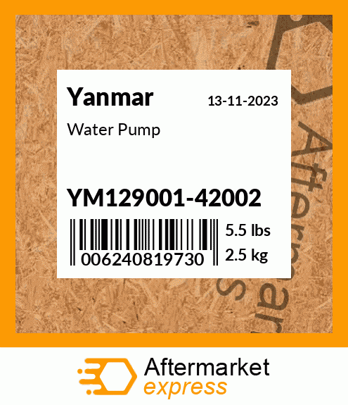 Spare part YM129001-42002 + Water Pump