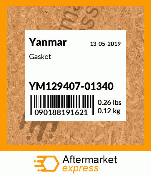 Spare part YM129407-01340 + Gasket