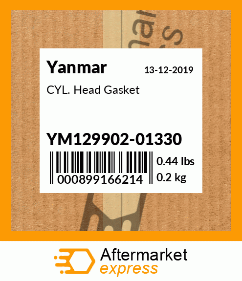 Spare part YM129902-01330 + CYL. Head Gasket