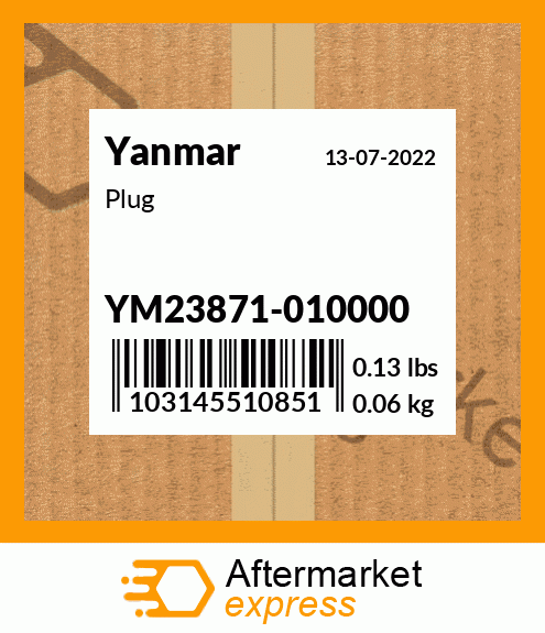 Spare part YM23871-010000 + Plug