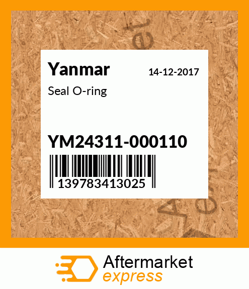 Spare part YM24311-000110 + Seal O-ring