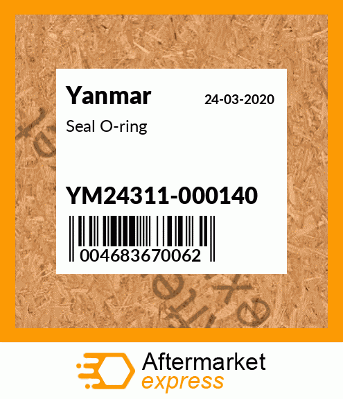 Spare part YM24311-000140 + Seal O-ring