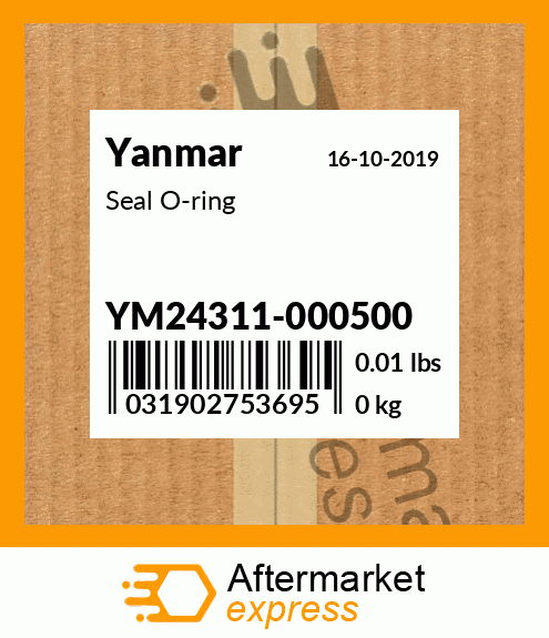 Spare part YM24311-000500 + Seal O-ring