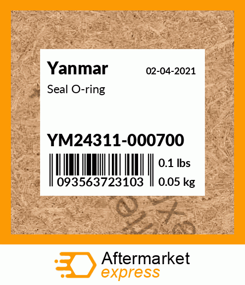 Spare part YM24311-000700 + Seal O-ring