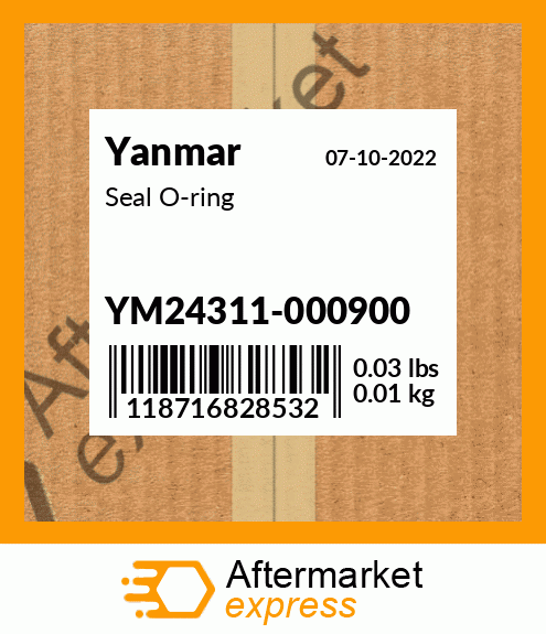 Spare part YM24311-000900 + Seal O-ring