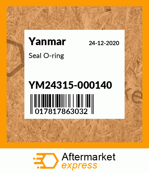 Spare part YM24315-000140 + Seal O-ring