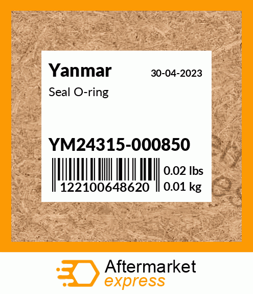 Spare part YM24315-000850 + Seal O-ring