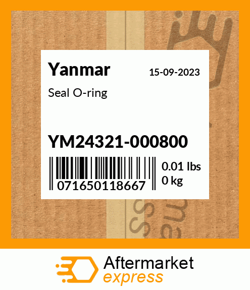 Spare part YM24321-000800 + Seal O-ring