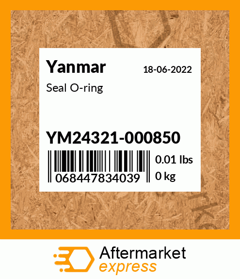 Spare part YM24321-000850 + Seal O-ring